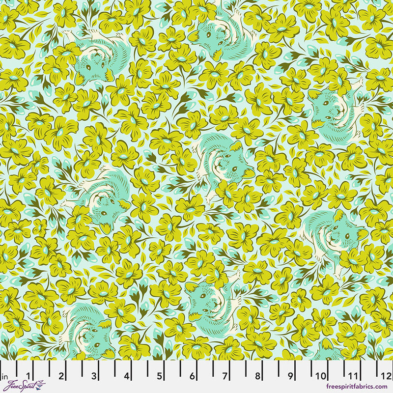 Metallic Besties Chubby Cheeks Clover Fabric