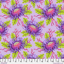 Floral Reef - Friends & Anemones - Ultraviolet - Yardage
