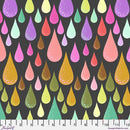 Prince Charming Déjà Vu - Dew Drops - Licorice - Yardage