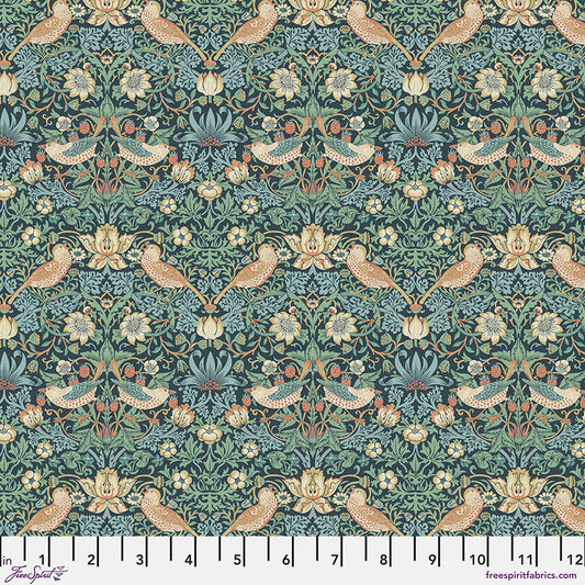 Morris & Co. Mini Strawberry Thief Marine Fabric