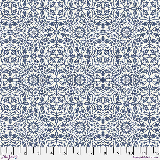 Morris & Co. St James Blue Fabric