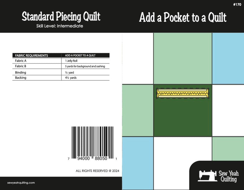 Add a Pocket to a Quilt Quilt