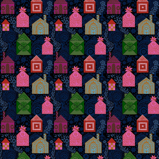 Allegory - Storybook - Dark - Yardage