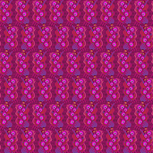 Allegory - Tambourine - Magenta - Yardage