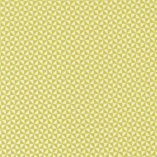 Delightfully Yours - Pinwheel - Chartreuse - fabric