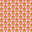 Iconic Pansy Flame Fabric