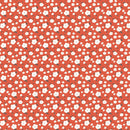 Serendipity 2 - Flower Bed - Orange - Yardage
