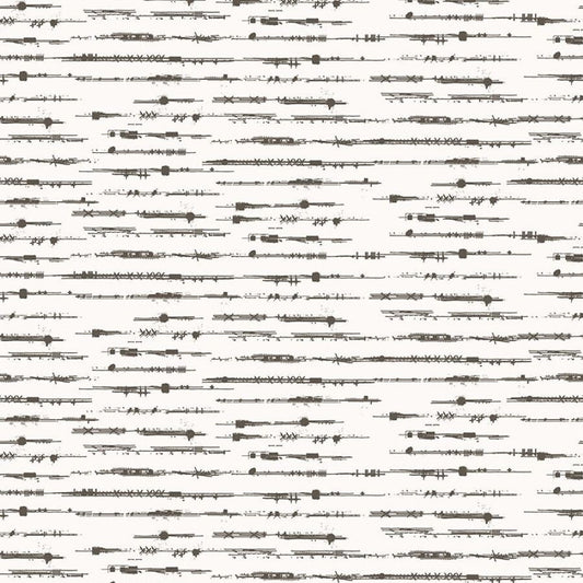 Stamped - Edit Paper - Cream - Yardage