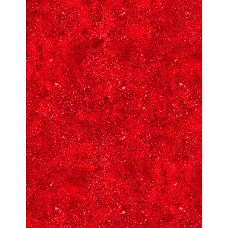 Spatter Essentials Cherry Red Yardage