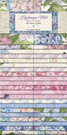 Hydrangea Mist Jelly Roll, 40pcs