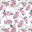 Quilting Cuddle Garden Bouquet Snow Yardage