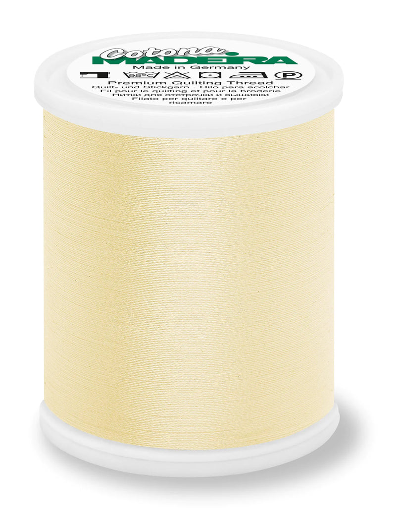 Madeira 1000m Cotton Pale Yellow Thread