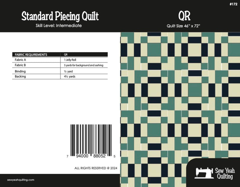 QR Quilt 46" x 72"