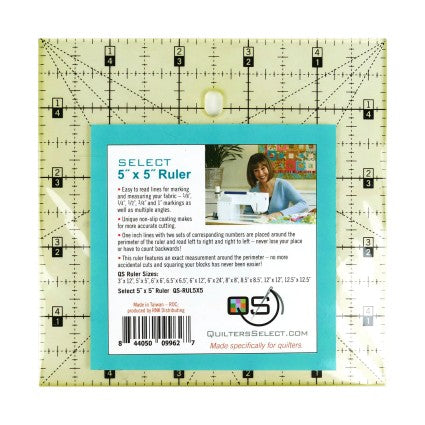 Quilters Select Ruler, 5" square