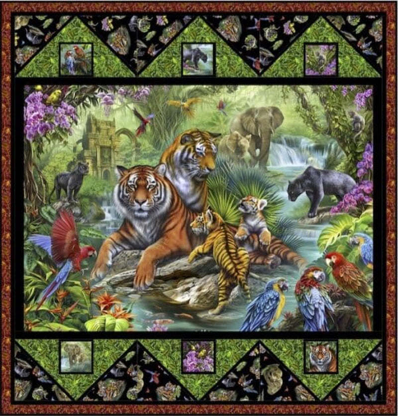 Jungle Paradise Quilt Kit