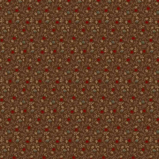 Cotton Thimble Miniatures Secret Garden Brown Fabric