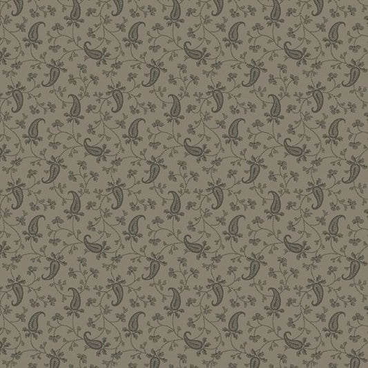 Stone Cottage Cottage Paisley Gray Fabric