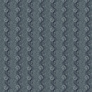 Stone Cottage Garden Path Blue Fabric