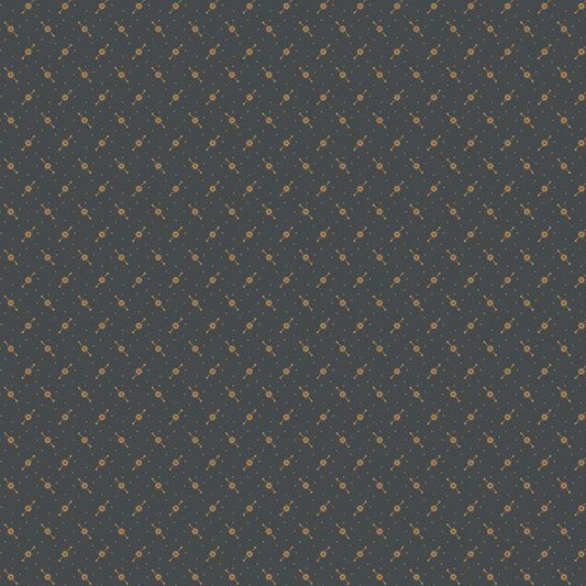 Prairie Dry Goods II Gears Navy Fabric