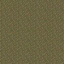 Old Village Greens - Sweet Leaves - Green - Yardage
