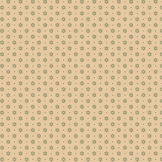 Old Village Greens - Dual Petals - Sage - Yardage