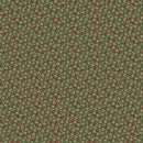 Old Village Greens - Square Flowers - Green - Yardage
