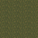 Old Village Greens - Tiny Berries - Green - Yardage