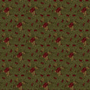 Pineberry Lane - Winter Foliage - Green - Yardage