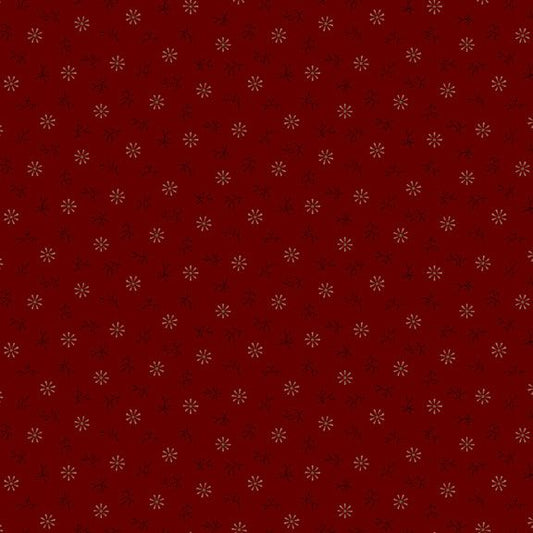 Pineberry Lane - Flakes - Red - Yardage