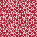 Aunt Grace Goes Scrappy Garden Red Fabric