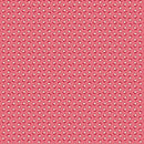 Aunt Grace Goes Scrappy Triple Petal Pink Fabric