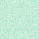 Aunt Grace Goes Scrappy Rice Aqua Fabric