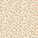 Be My Valentine Flower Cream Fabric
