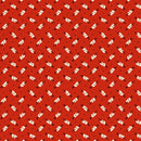 Be My Valentine Hearts and Arrows Red Fabric