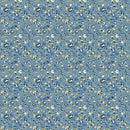 Middleboro Road Flower Field Blue Fabric