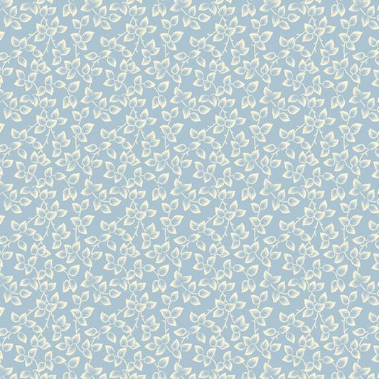 Middleboro Road Leaves Sky Fabric