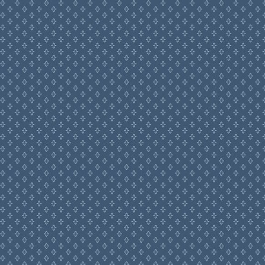 Middleboro Road Geo Navy Fabric