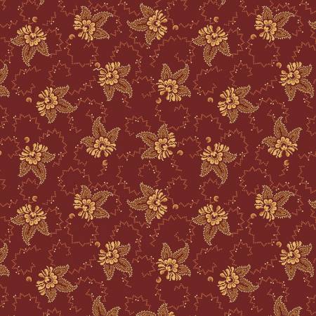 Treasured Past Red Fabric