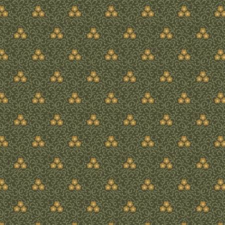 Treasured Past Green Fabric