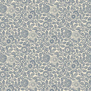 Wild Flowers Flower Field Blue Fabric