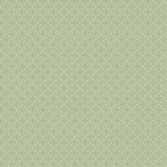 Wild Flowers Geo Sage Fabric