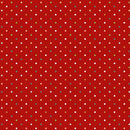 Peppermint & Pine - Dots - Red - Yardage
