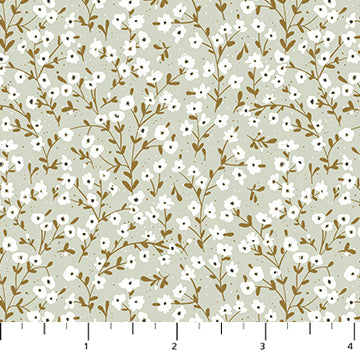 Blossom Breeze RC91024-71 Light Green Fabric