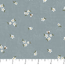 Humblebee Tossed Daisy Blue Fabric