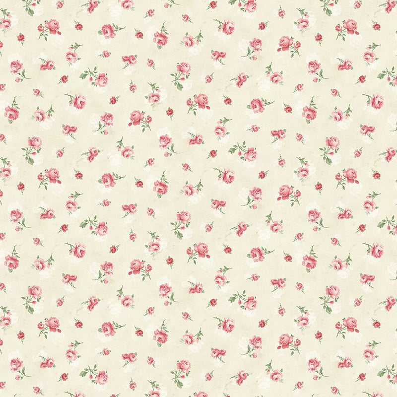 Jardin Digital Tossed Mini Roses Fabric