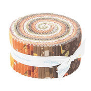 Fall's in Town  2 1/2" Rolie Polie Precuts   40 - 2.5" Strips