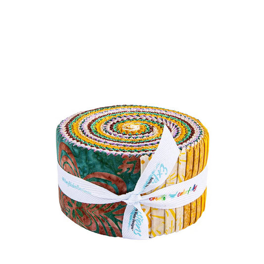 Ink & Nectar Batiks - 2.5" Strips, 40 pcs - Jelly Roll