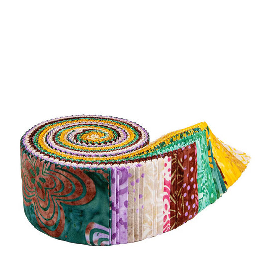 Ink & Nectar Batiks - 2.5" Strips, 40 pcs - Jelly Roll