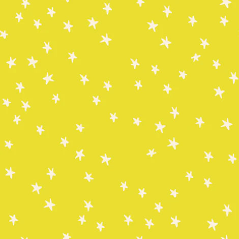 Starry Citron Star Fabric