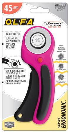 Olfa 45mm Quick Change Pink Rotary Cutter